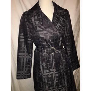 Mossimo Gray and black trench M
